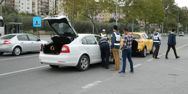Mudanya polisi 24 saat denetimde