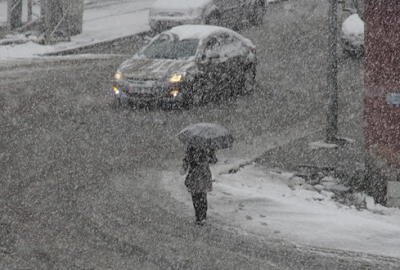 Beklenen kar yağışı başladı!
