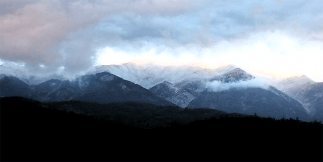 Uludağ’ın zirvesine sezonun ilk karı