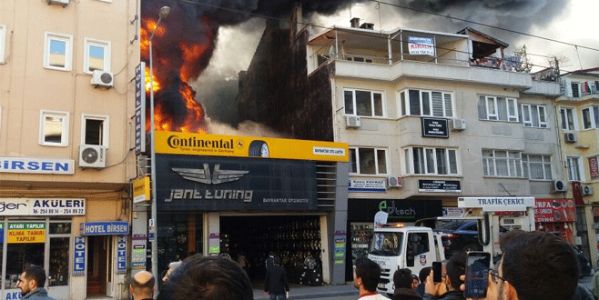 Bursa’da korkutan yangın!