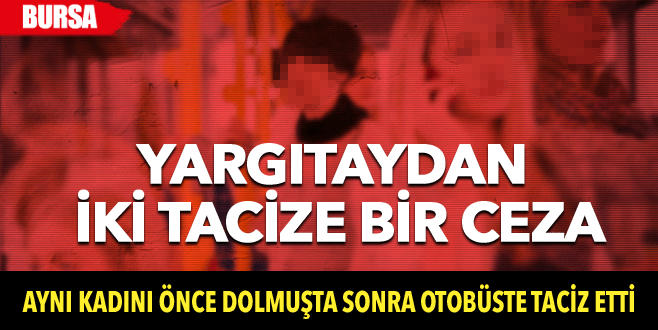 Yargıtaydan iki tacize bir ceza