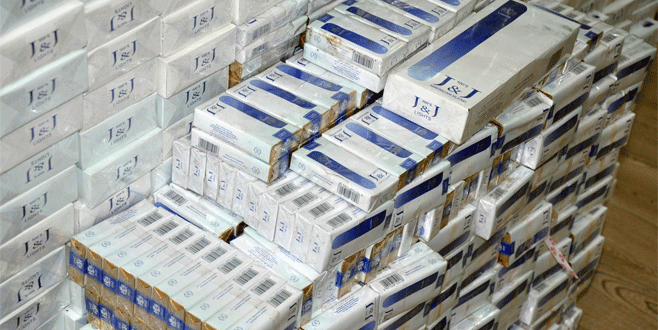 Nefes kesen kovalamaca, 5 bin paket kaçak sigara…