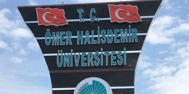 Ömer Halidemir Üniversitesi’nin giriş tabelası dikildi