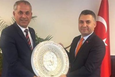 Başkan Yaman, Müsteşar Şahin’i ziyaret etti