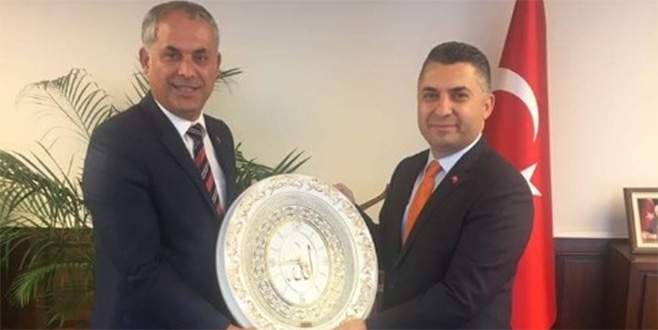 Başkan Yaman, Müsteşar Şahin’i ziyaret etti