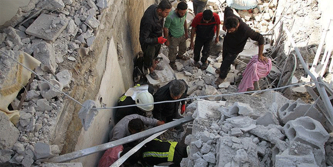 İdlib’deki bombalamada ölü sayısı 35’e yükseldi