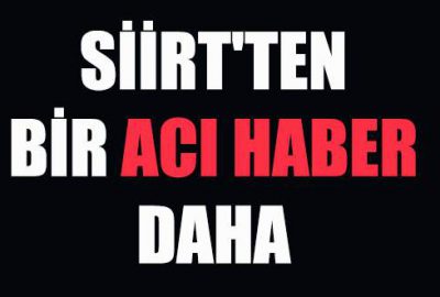 Siirt’te köy korucusu şehit oldu