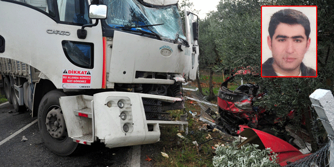 Bursa’da kamyon ile kamyonet çarpıştı: 1 ölü