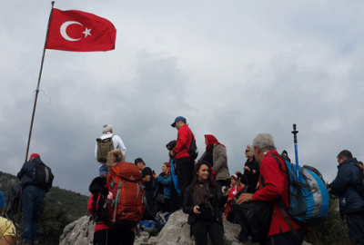 Doğa tutkunları Cumhuriyet için yürüdü