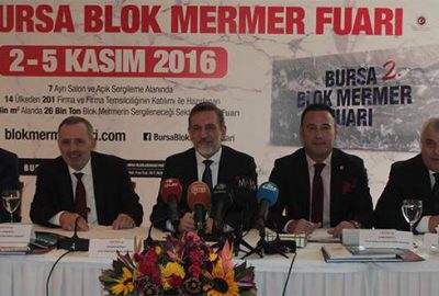 Blok Mermer Fuarı açılmadan içindekiler satıldı
