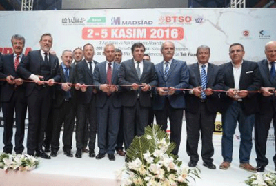 ‘2. Bursa Blok Mermer Fuarı’ açıldı