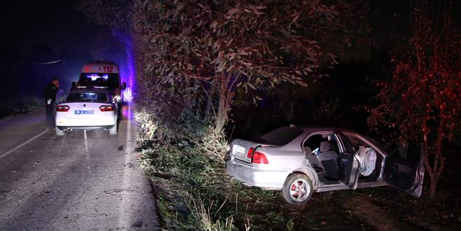 Bursa’da trafik kazası: 1 ölü, 2 yaralı