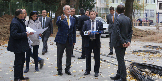 6 asırlık külliyeye değer katacak park