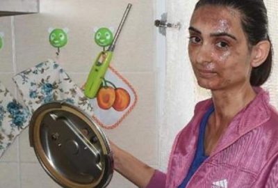 Düdüklü tencere bomba gibi patladı