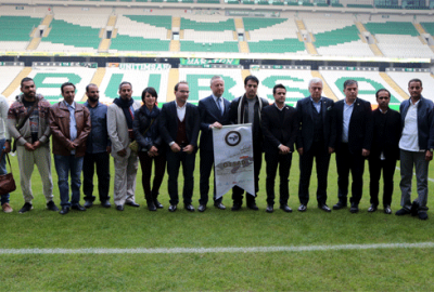 Arap iş adamları, Bursaspor’un stadını ziyaret etti