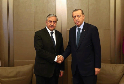Erdoğan, Mustafa Akıncı’yla görüştü