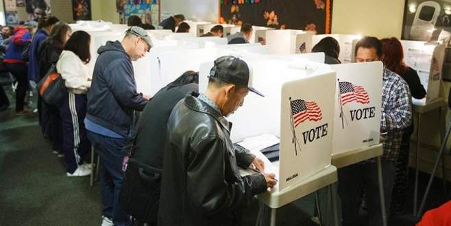 ABD başkanlık seçiminde oy verme işlemi başladı