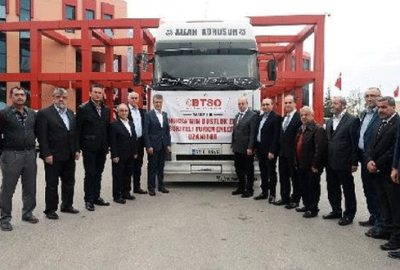 BTSO’dan Suriye’deki Türkmenlere yardım