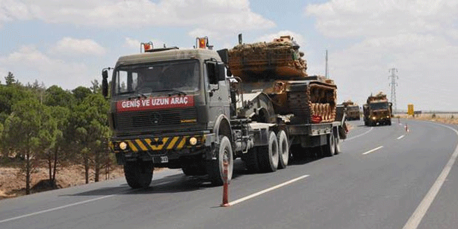 Sınıra askeri sevkiyat