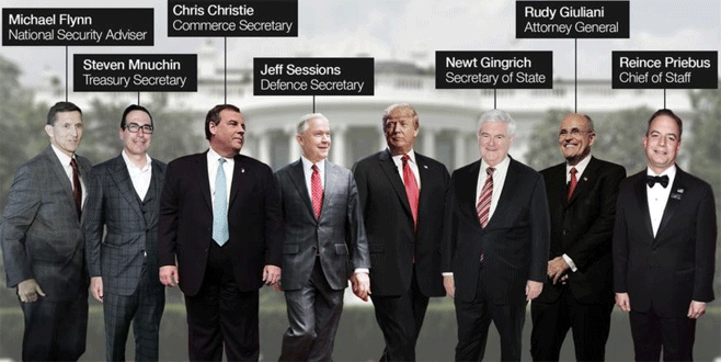Tramp’ın muhtemel kabinesi