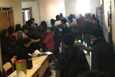 Okulda meydan savaşı!