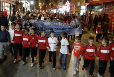 Bursa’da ‘uyuşturucuya hayır’ yürüyüşü