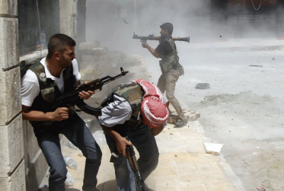 Özgür Suriye Ordusu militanları birbirine düştü