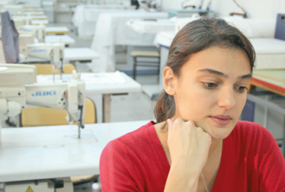 Tekstil işçisi Merve