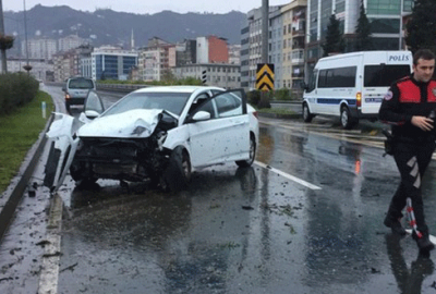 Süper Lig’in golcüsü trafik kazası geçirdi