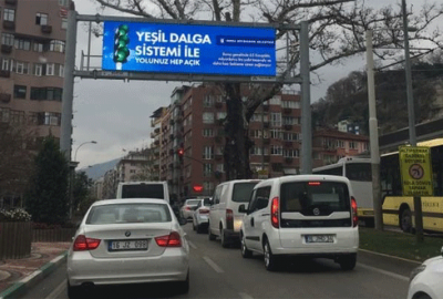 Bursa’da 65 kavşağa yeşil dalga sistemi