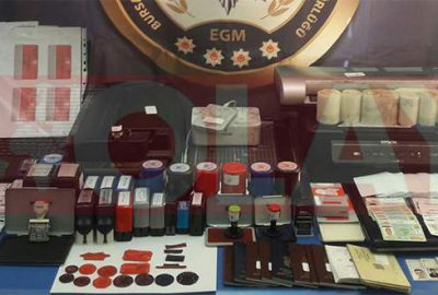 Bursa’da sahte sürücü belgesi operasyonu