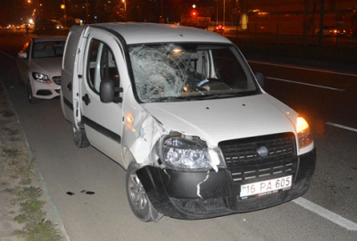 Yolun karşısına geçemedi