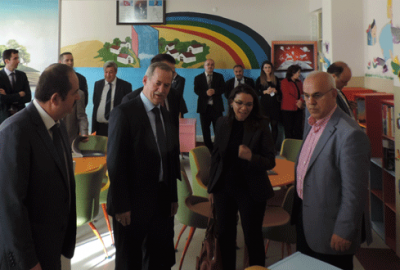 Büyükşehir’den ortaokula kütüphane