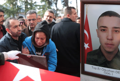 Fırat Kalkanı şehidine gözyaşlarıyla veda