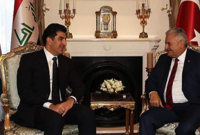 Başbakan Yıldırım, Barzani ile görüştü