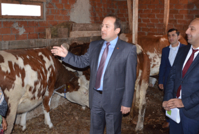 İznikli çiftçiye destek