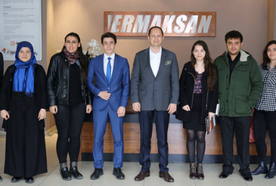 Üniversiteli gençlerden Ermaksan’a ziyaret