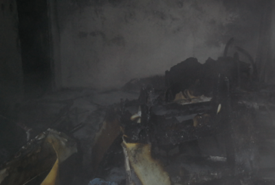 Bursa’da Suriyeli ailenin yaşadığı ev kül oldu