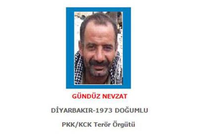 1 milyon 500 bin lira ödülle aranan terörist öldürüldü