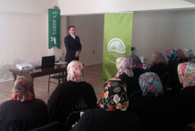 Orhaneli’nde kadın çiftçi eğitimi