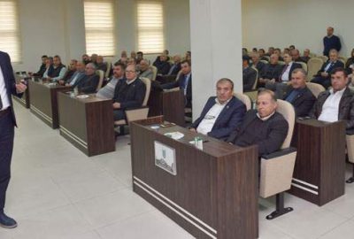 Madde bağımlılığı muhtarlara anlatıldı