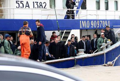 Cumhurbaşkanı Erdoğan, balıkçılarla ava çıktı