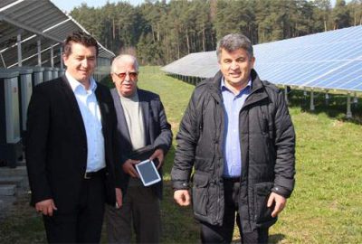 Güneş enerjisi santralinde geri sayım