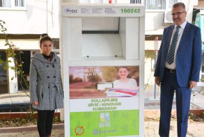 Karacabey’e giysi kumbarası