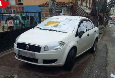 Okulun girişini kapatan sürücüyü böyle cezalandırdılar