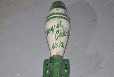 Bursa’da havan topu mermisi bulundu