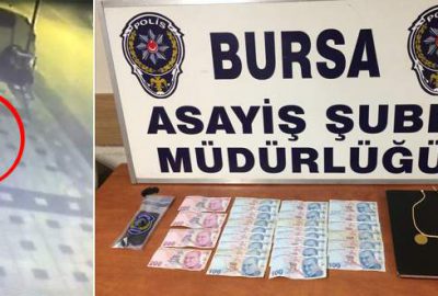 Kilidi kıramayan hırsız kasayı kucakladı