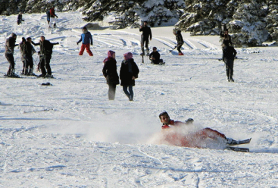 Uludağ’da kar kalınlığı 117 santimetre