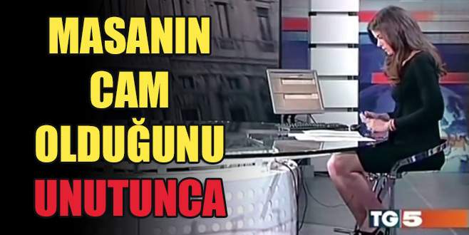 Güzel spikerin canlı yayın kazası İtalyan spiker Costanza Calabrese'nin başına hiç beklemediği bir iş kazası