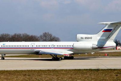 Rus uçağı Karadeniz üzerinde düştü